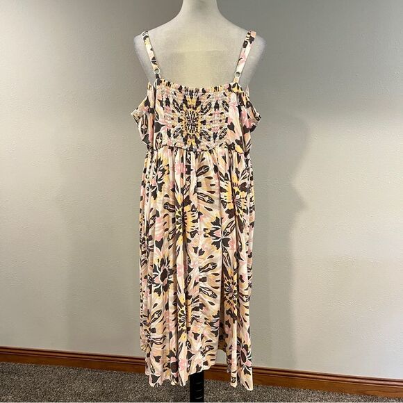 Torrid Floral Print midi Sundress with straps size 2 - Picture 6 of 13